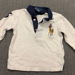 Long sleeve polo shirt